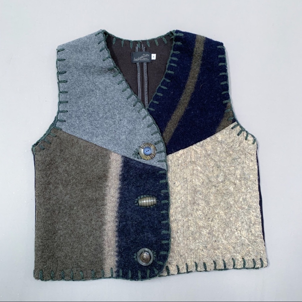 Baabaazuzu Wool Sweater Vest